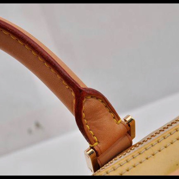 Stunning Vernis Boston Yellow Patent Leather Weekend/Travel Bag - Picture 10 of 16